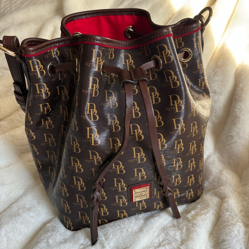 Dooney & Bourke Kendall Sutton Drawstring Bucket Bag